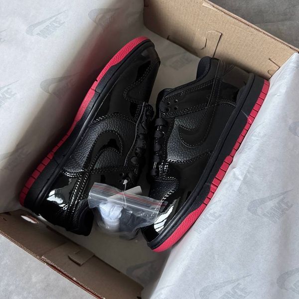Nike SB Dunk Low Bred Patent ALL20220 фото
