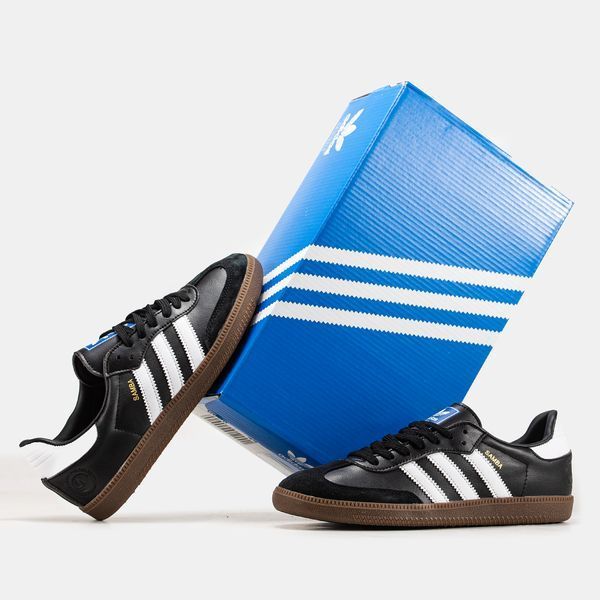 Adidas Samba Vegan Black Gum ALL08027 фото