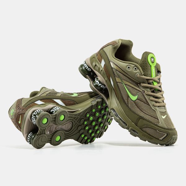 Nike Shox Ride 2 SP x Supreme Green Brown ALL15630 фото