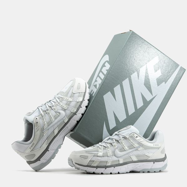 Nike P-6000 White Grey ALL19688 фото